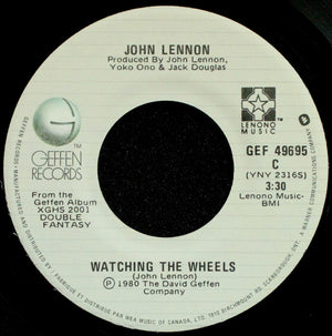 John Lennon - Watching The Wheels Vinyl Record