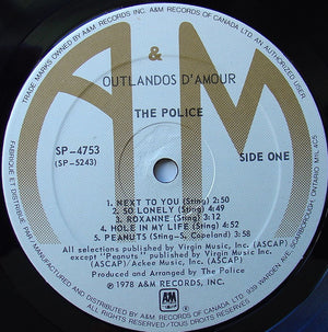 Police, The - Outlandos D'Amour - 1979