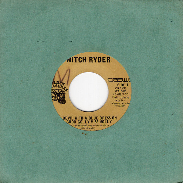 Mitch Ryder - Devil With A Blue Dress On / Good Golly Miss Molly / I Had It Made - 1967