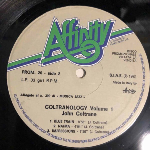 John Coltrane - Coltranology Volume One - 1981
