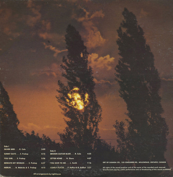 Lighthouse - Sunny Days - 1972