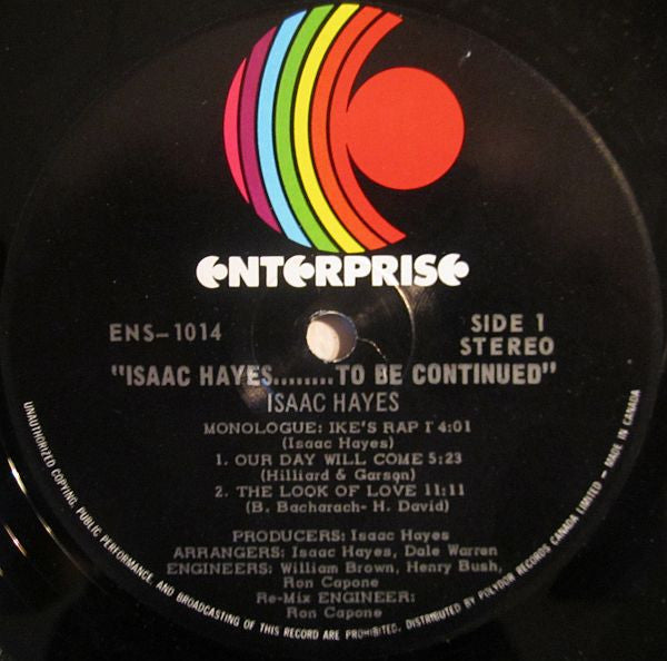 Isaac Hayes - ...To Be Continued