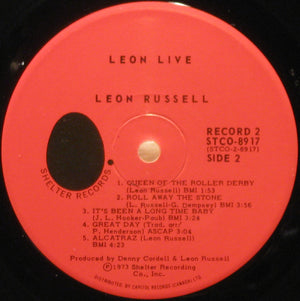 Leon Russell - Leon Live Vinyl Record