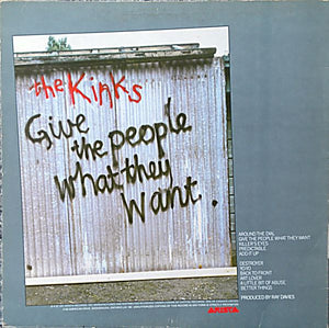 Kinks, The - Give The People What They Want - 1981