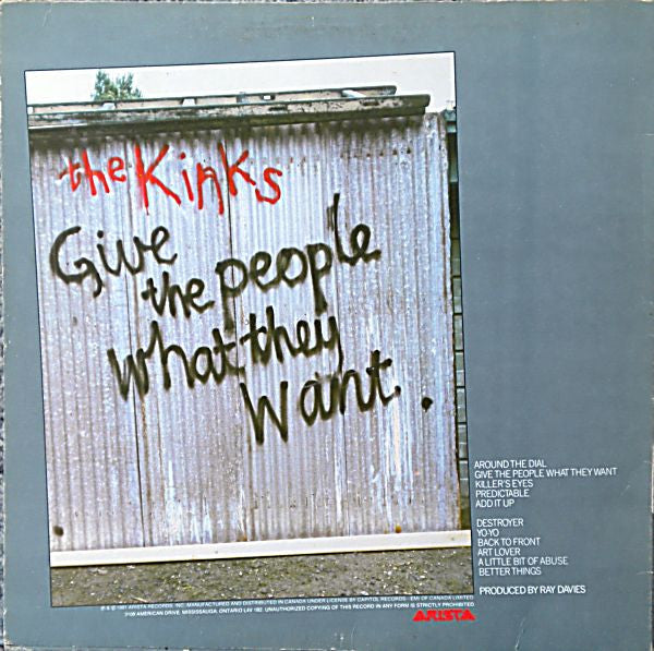 Kinks, The - Give The People What They Want - 1981