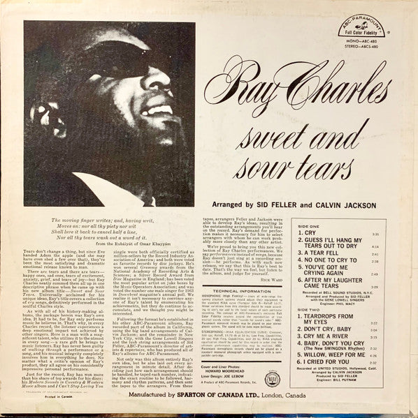 Ray Charles - Sweet & Sour Tears