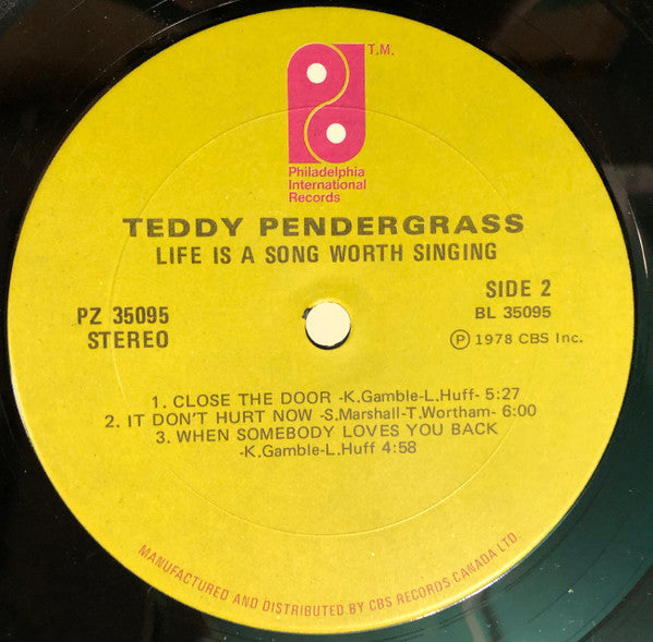 Teddy Pendergrass - Life Is A Song Worth Singing
