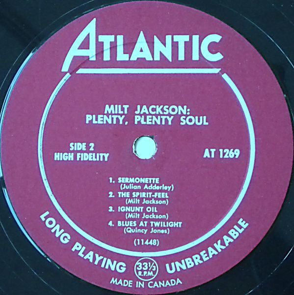 Milt Jackson - Plenty, Plenty Soul