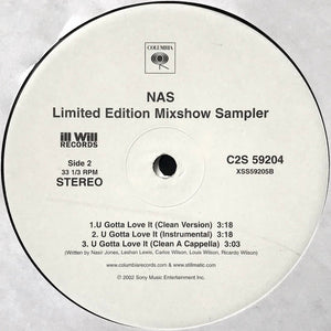 Nas - The Lost Tapes - Limited Edition Mixshow Sampler - 2002