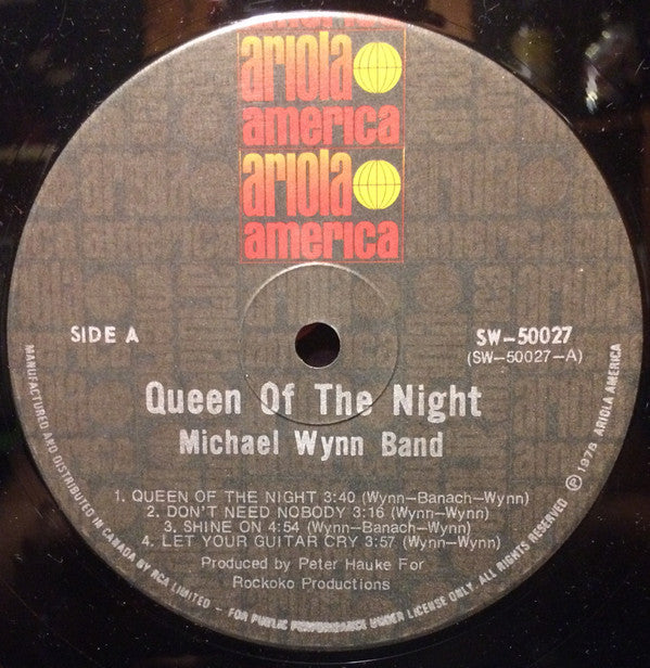 The Michael Wynn Band - Queen Of The Night