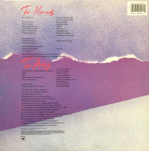 Roger Waters - The Pros And Cons Of Hitch Hiking - 1984