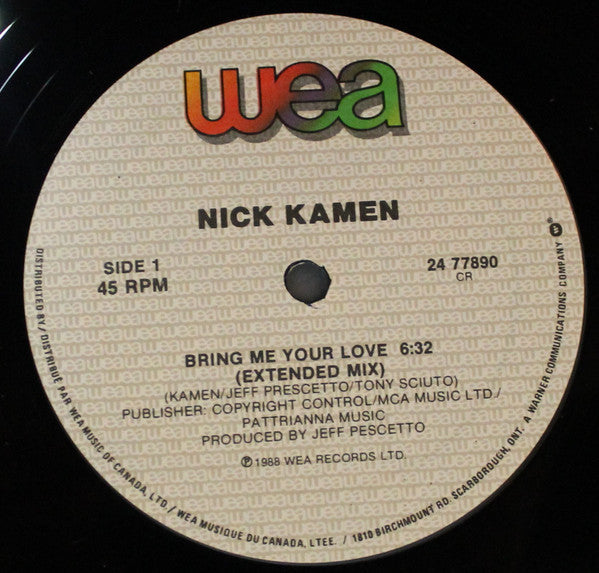 Nick Kamen - Bring Me Your Love - 1988