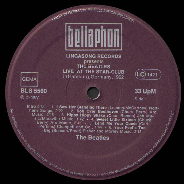 Beatles, The - Live! At The Star-Club In Hamburg, Germany; 1962 - 1977