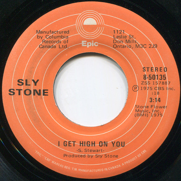 Sly Stone - I Get High On You - 1975