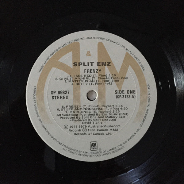 Split Enz - Frenzy