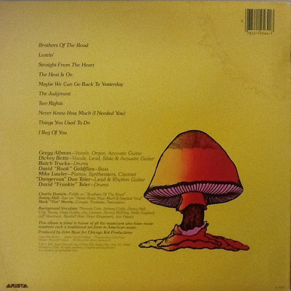 Allman Brothers Band, The - Brothers Of The Road - 1981
