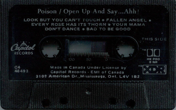 Poison  - Open Up And Say ...Ahh! Vinyl Record