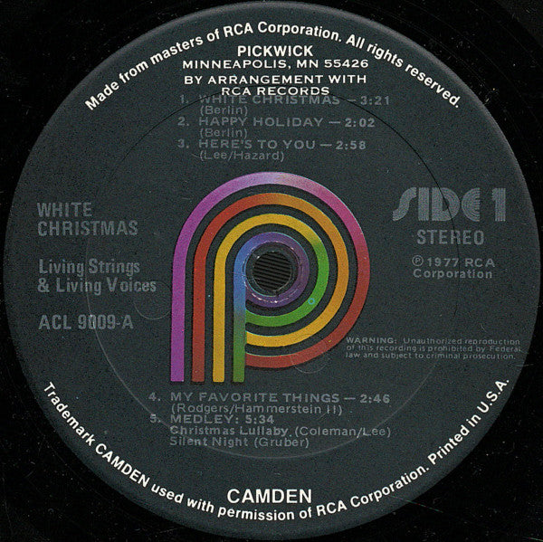 Living Strings  &  Living Voices - White Christmas - 1977