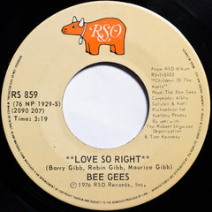 Bee Gees - Love So Right / You Stepped Into My Life - 1976