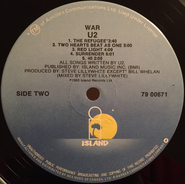 U2 - War - 1983