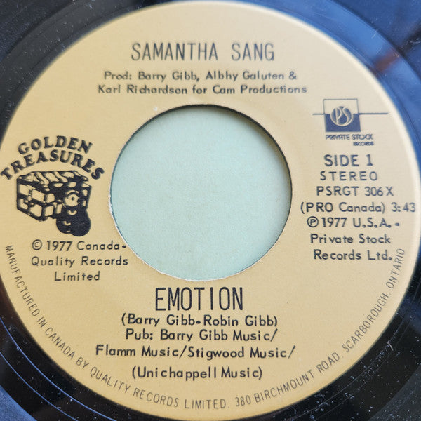 Samantha Sang - Emotion