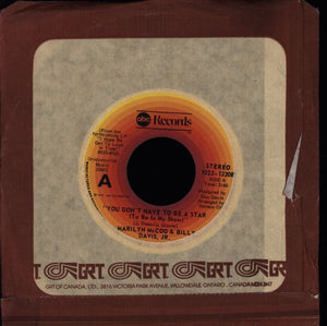 Marilyn McCoo & Billy Davis Jr. - You Don't Have To Be A Star (To Be In My Show) / We've Got To Get It On Again - 1976