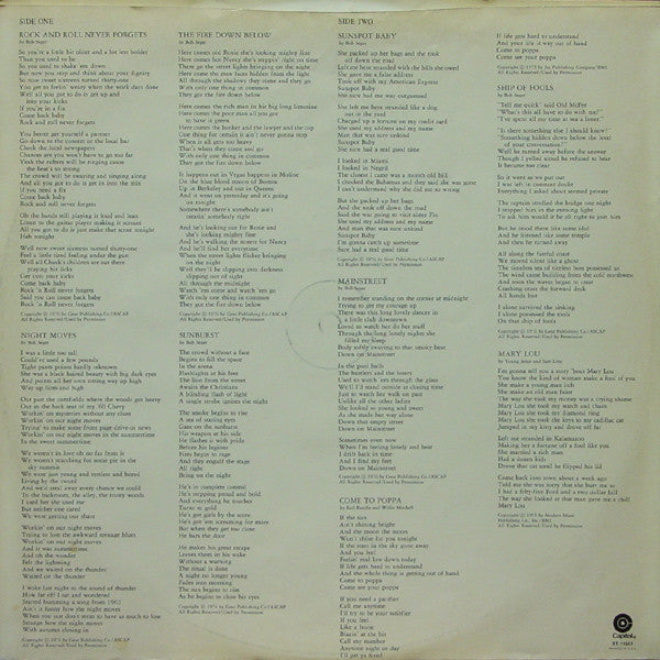 Bob Seger And The Silver Bullet Band - Night Moves - 1978
