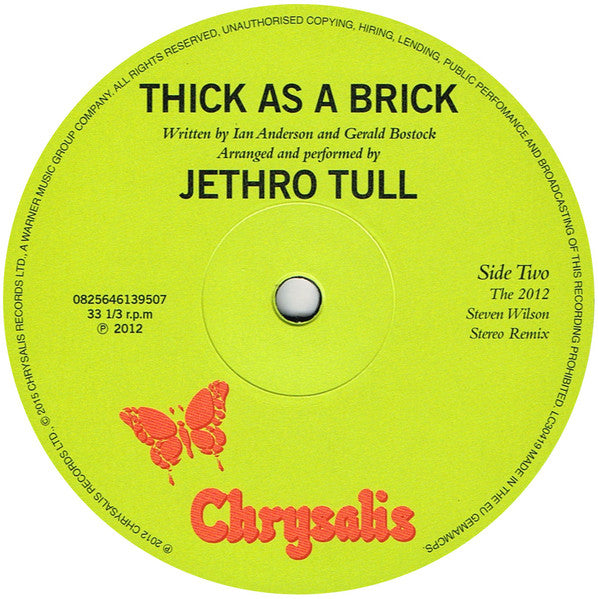 Jethro Tull - Thick As A Brick - 2015