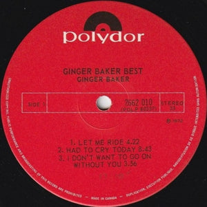 Ginger Baker - At His Best