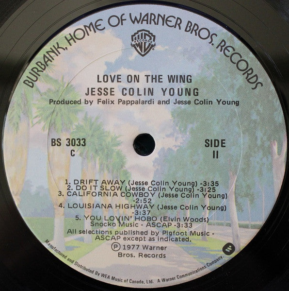 Jesse Colin Young - Love On The Wing - 1977