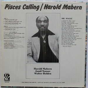 Harold Mabern - Pisces Calling