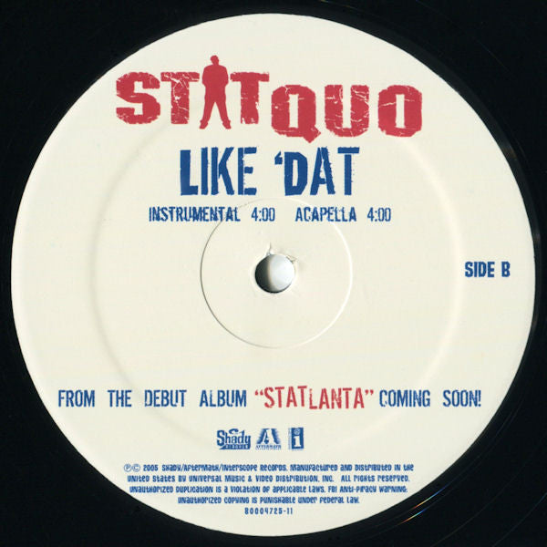 Stat Quo - Like 'Dat