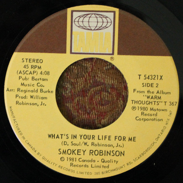 Smokey Robinson - Being With You
