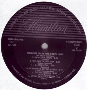 Royal Tahitians, The - Melodies From The South Seas - 1964