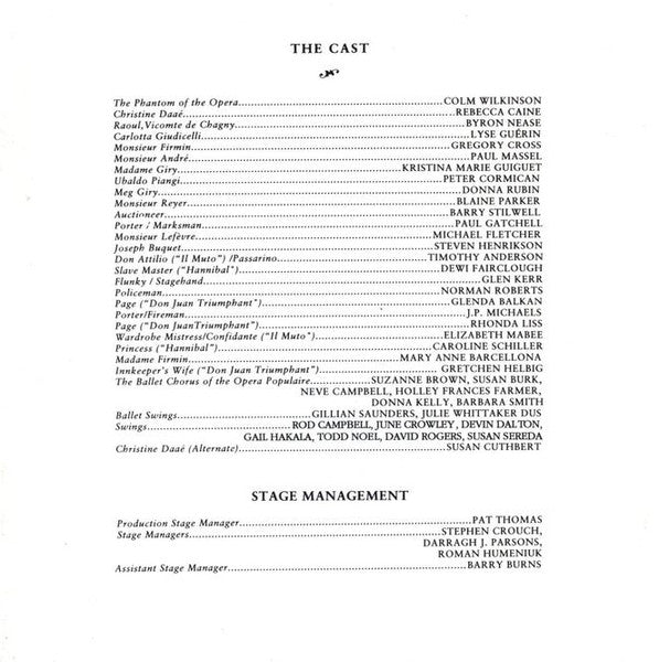 Andrew Lloyd Webber - Highlights From Andrew Lloyd Webber's The Phantom Of The Opera (Original Canadian Cast) (CD) - 1994