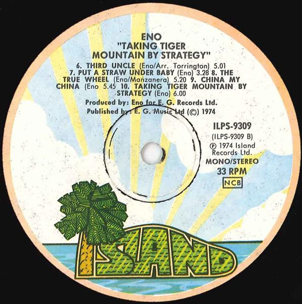 Eno - Taking Tiger Mountain (By Strategy) Vinyl Record