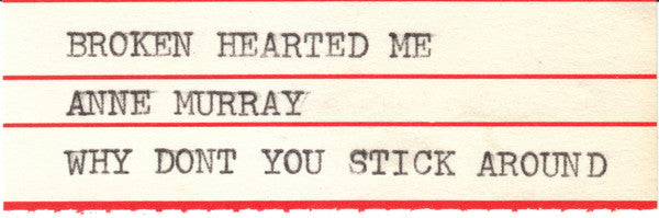 Anne Murray - Why Don't You Stick Around - 1980