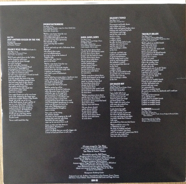 Tom Waits - Swordfishtrombones -