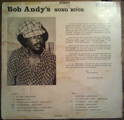 Bob Andy - Bob Andy's Song Book - 1972