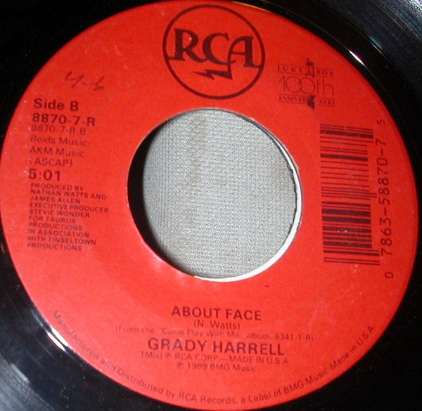 Grady Harrell - Sticks And Stones / About Face - 1989
