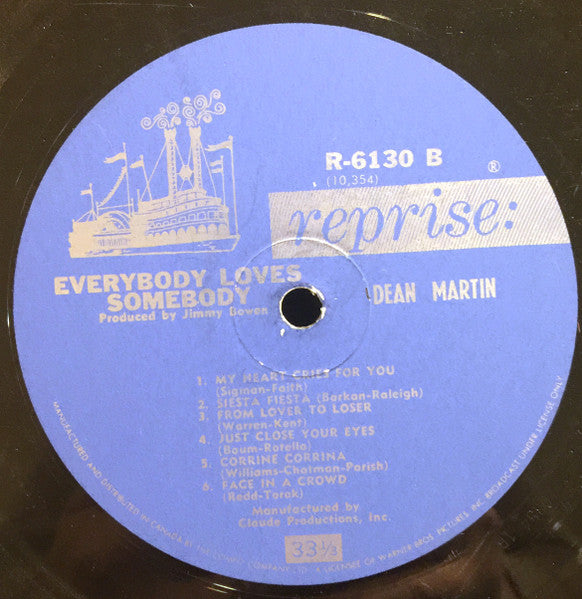 Dean Martin - Everybody Loves Somebody - 1964