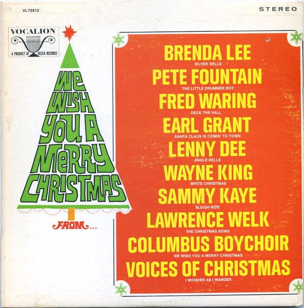 Various - We Wish You A Merry Christmas From Vinyl Record