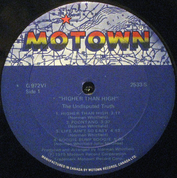 Undisputed Truth, The - Higher Than High - 1975