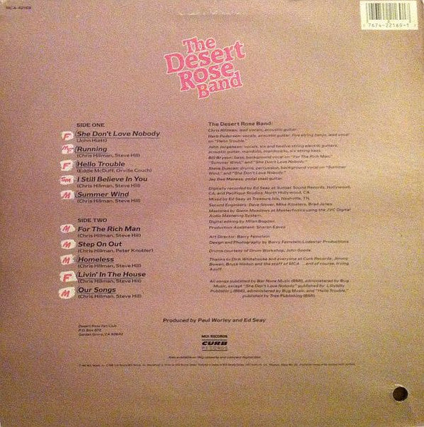 Desert Rose Band - Running - 1988