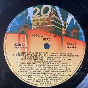 Hero - Boys Will Be Boys 1978 - Quarantunes