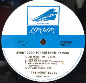 Moody Blues, The - Every Good Boy Deserves Favour - 1971