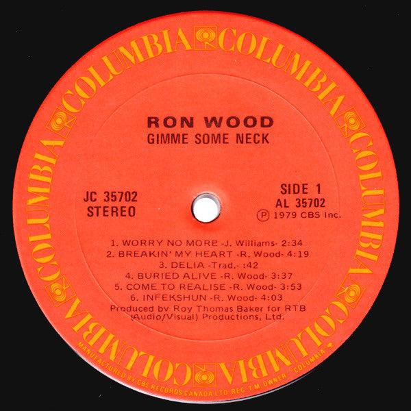 Ron Wood - Gimme Some Neck - 1979