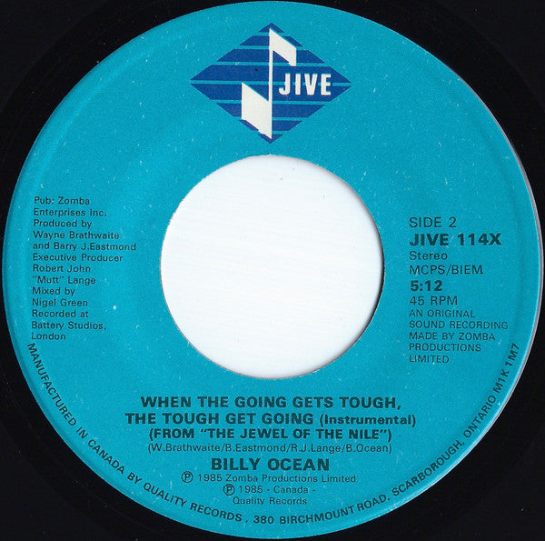 Billy Ocean - When The Going Gets Tough, The Tough Get Going