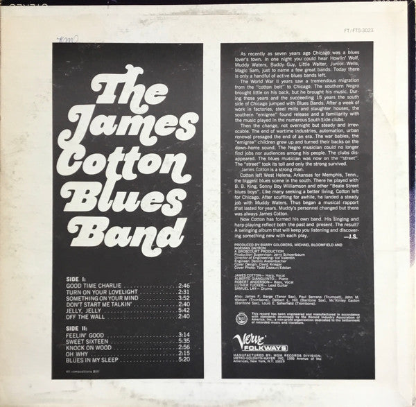 James Cotton Blues Band, The - The James Cotton Blues Band - 1967