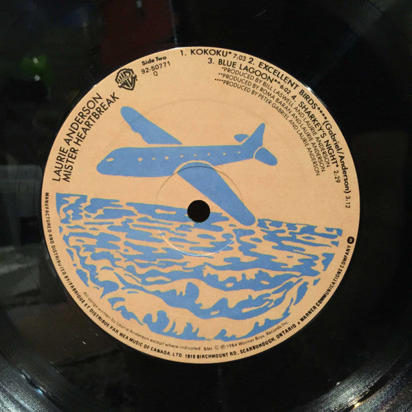 Laurie Anderson - Mister Heartbreak - 1984